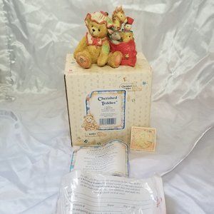 Cherished Teddies - Carolyn Holiday Figurine